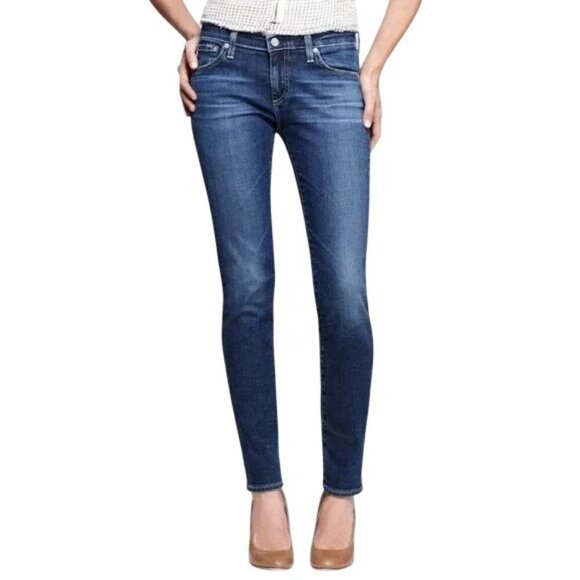 AG Adriano Goldschmied The Stilt Cigarette Leg Jeans Women's Size 27 - Picture 1 of 11